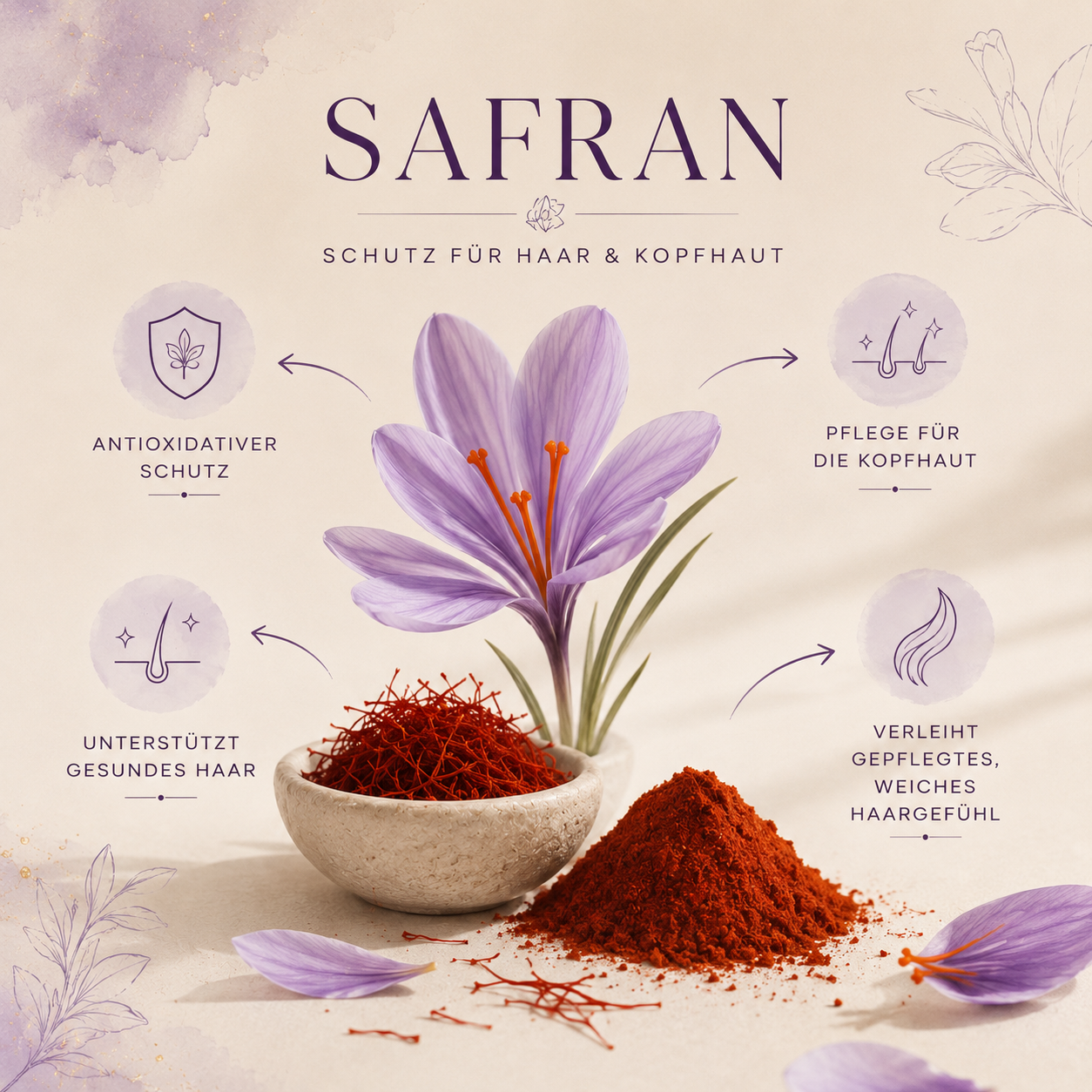 SAFRAN SHAMPOO für blondes Haar